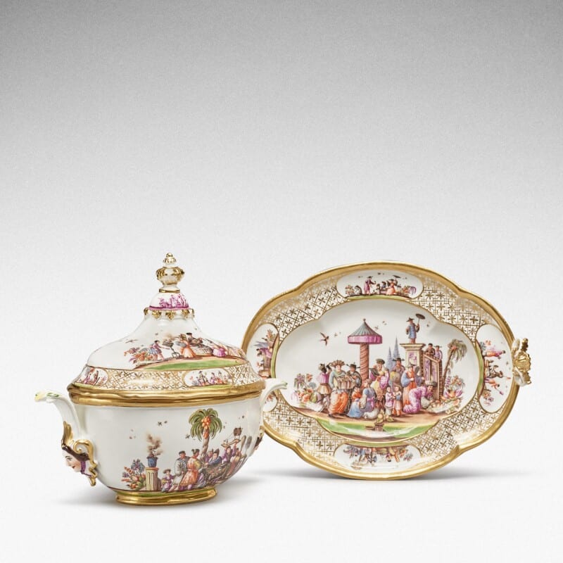 Meissen Oval Tureen and Stand