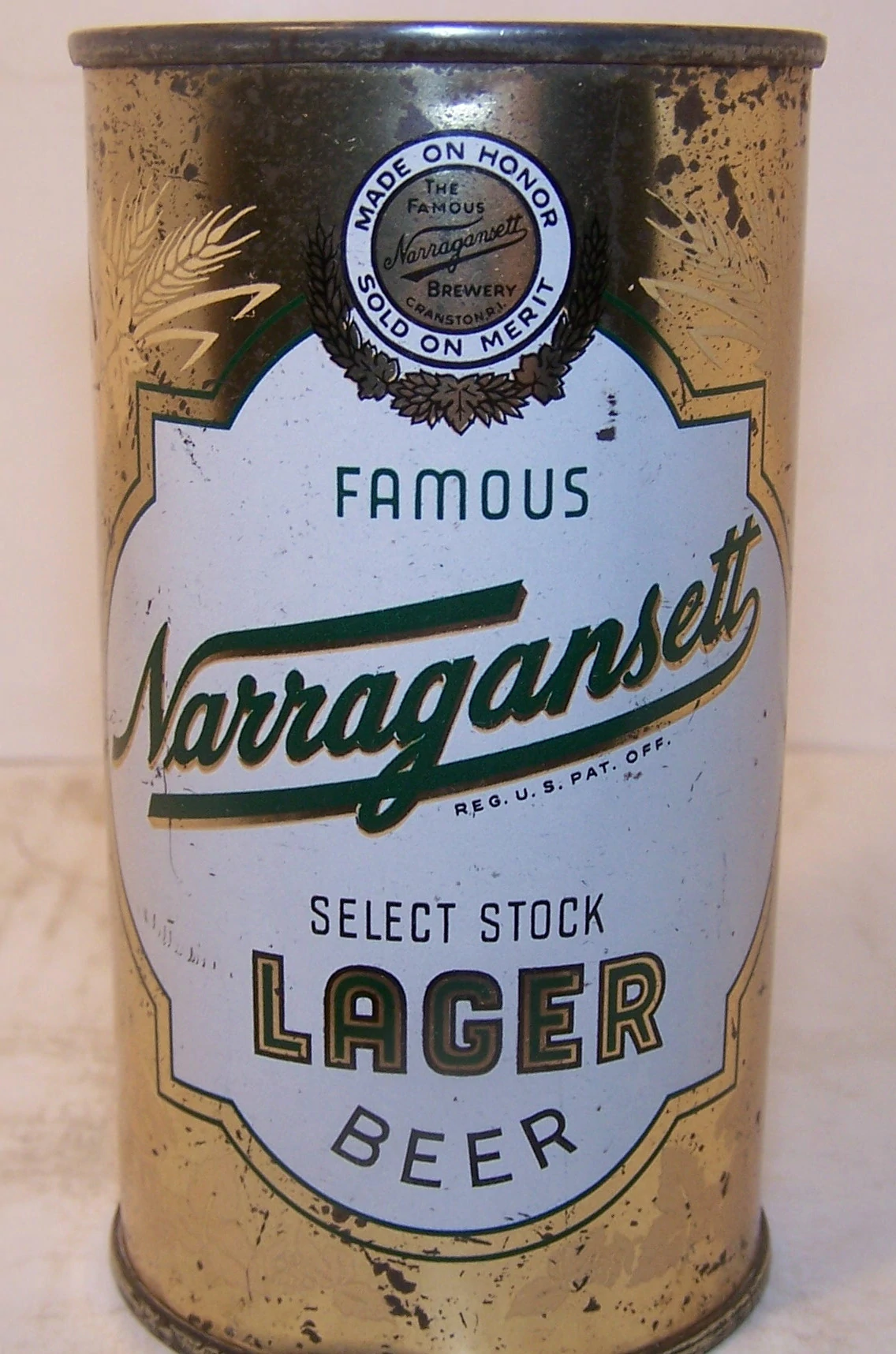 Narragansett Select Stock Beer Can