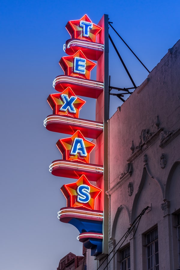 Neon signs in shapes