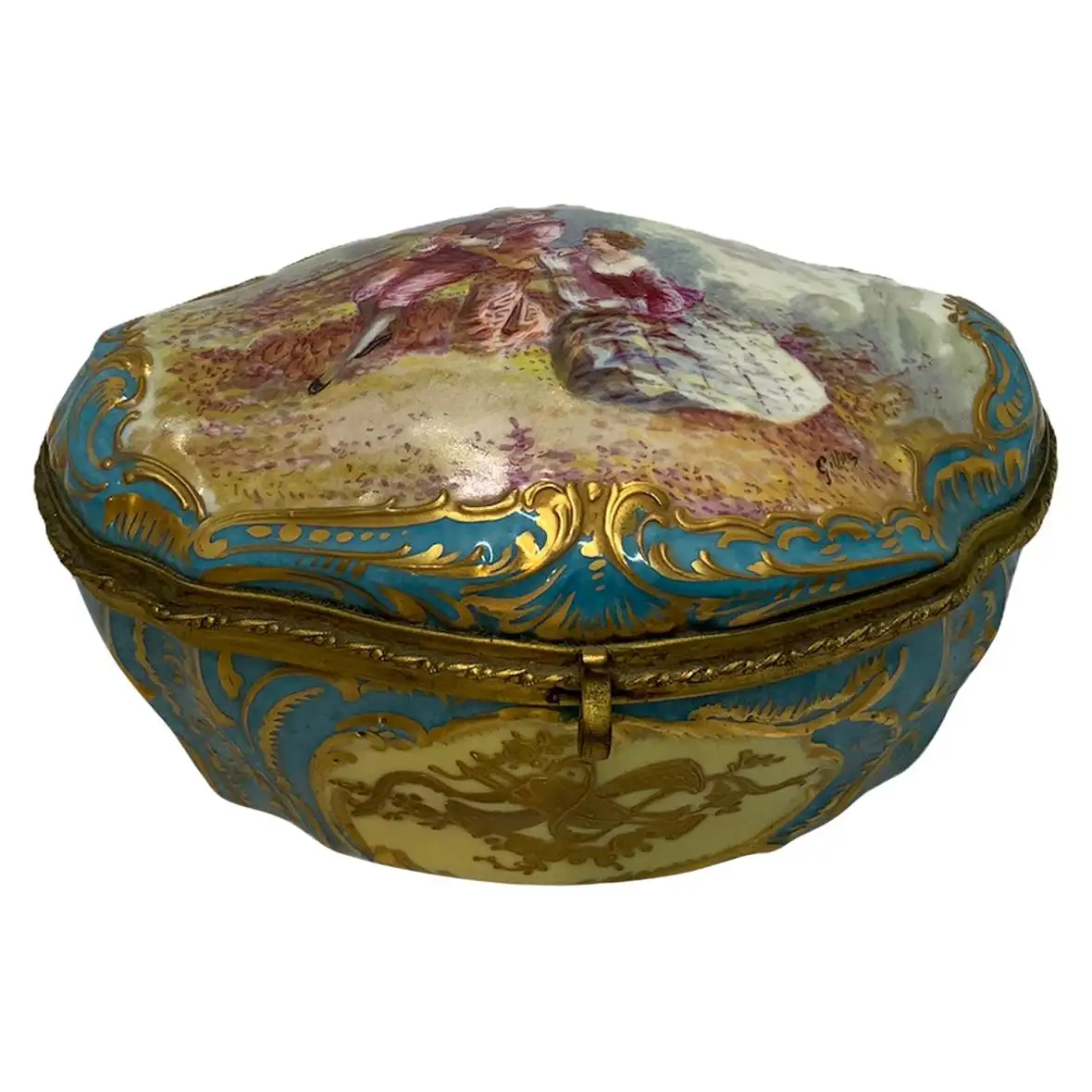 Porcelain jewelry boxes