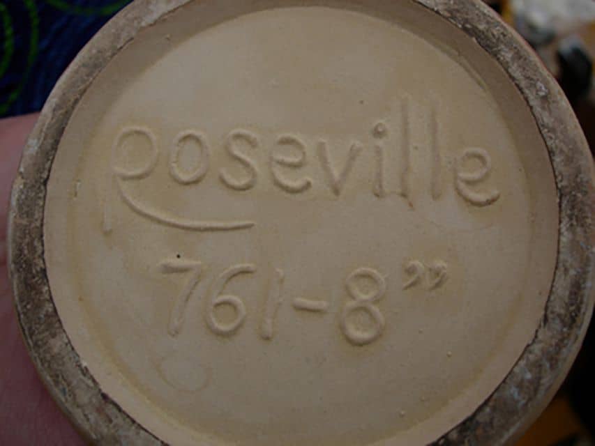 the Bottom of Roseville Pottery