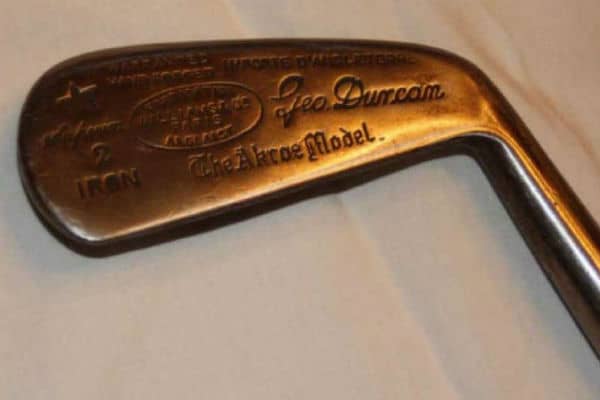 Squire Toe  Lined Iron Golf Club