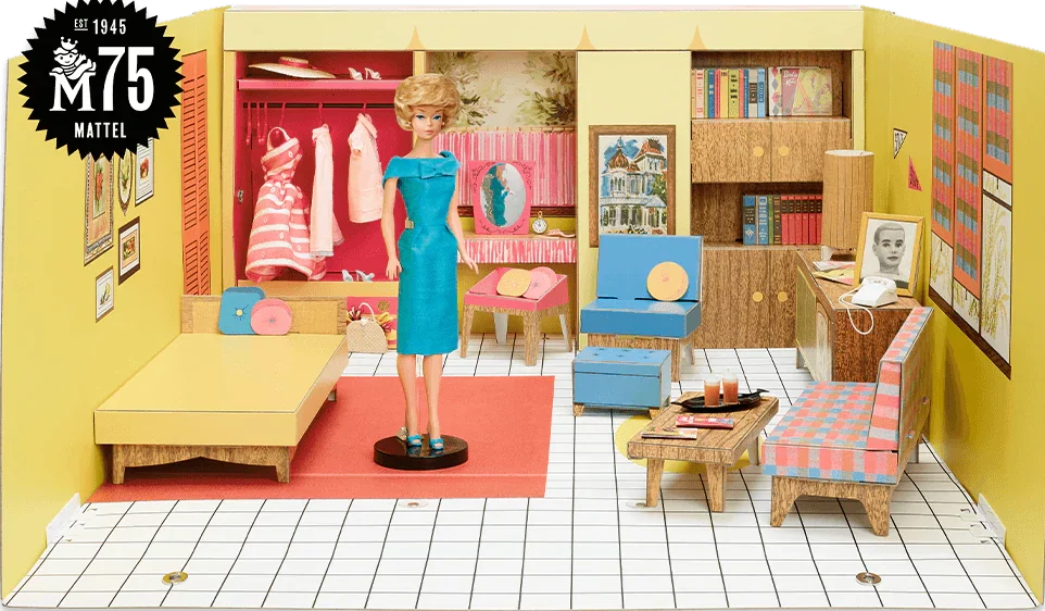 The Barbie Dream House in the 1960s