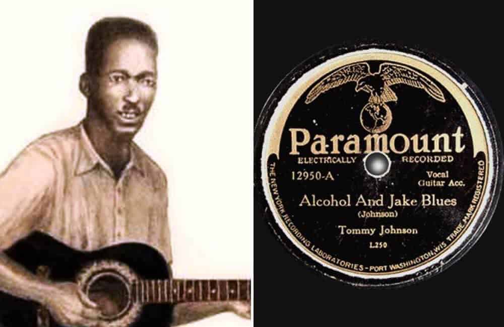 Tommy Johnson - "Alcohol and Jake Blues" (78rpm)