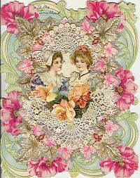 Valentine card from 1895