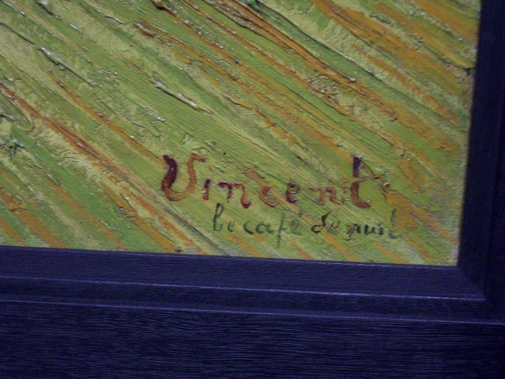 Vincent Van Gogh's Signature