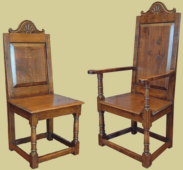 Vintage Panel-Back chair