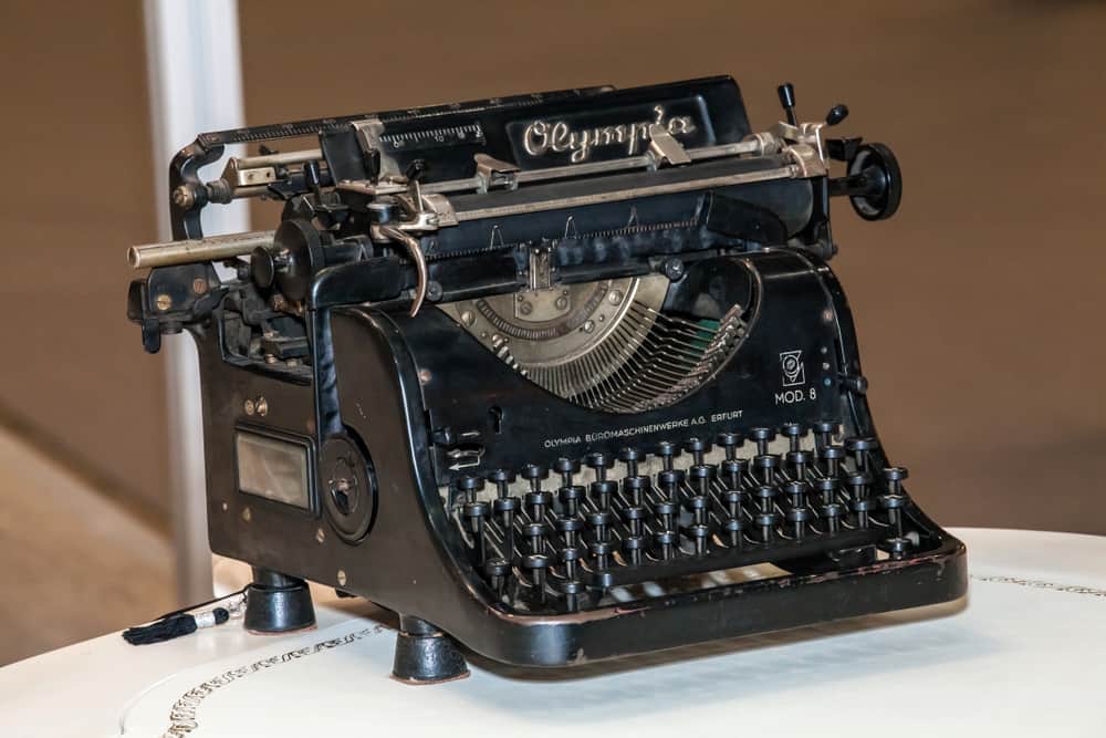 Antique Olympia Typewriter