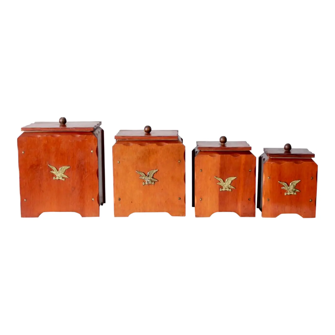 wood canister sets