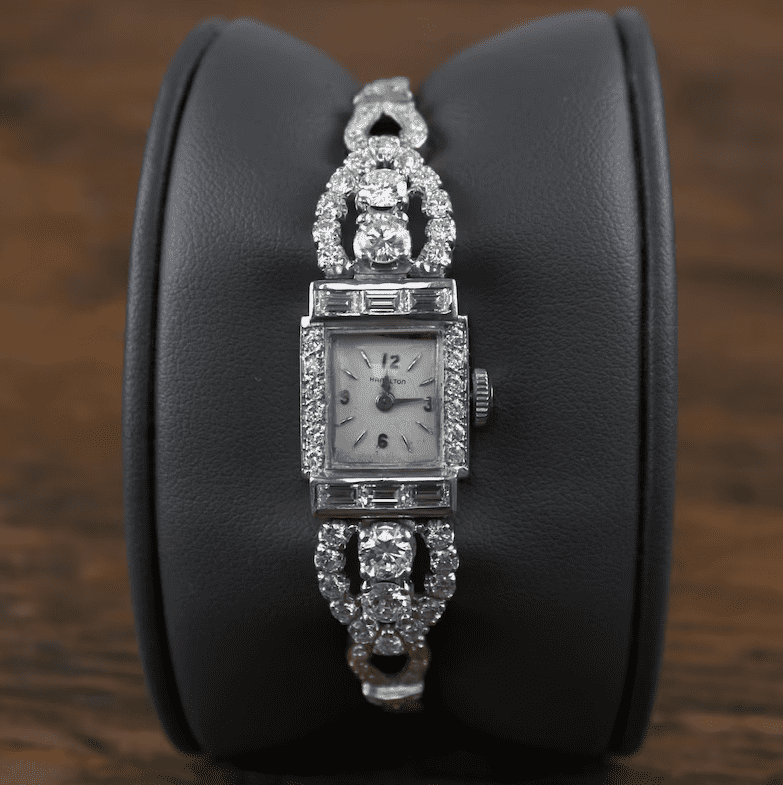 Art Deco gold and diamond Hamilton Ladies' watch