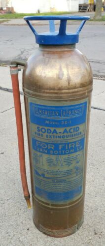 Empty American soda acid fire extinguisher