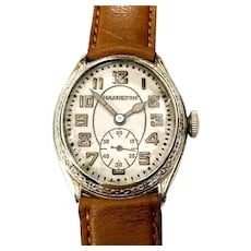 Hamilton oval watch