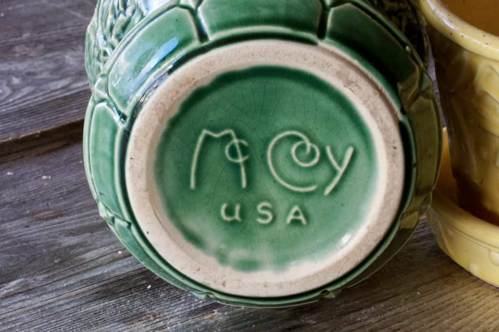 How can I tell if my McCoy pottery is real?