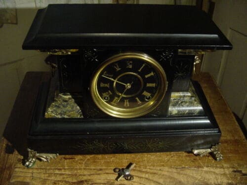 Restored Welch De Murska mantel clock (1889)