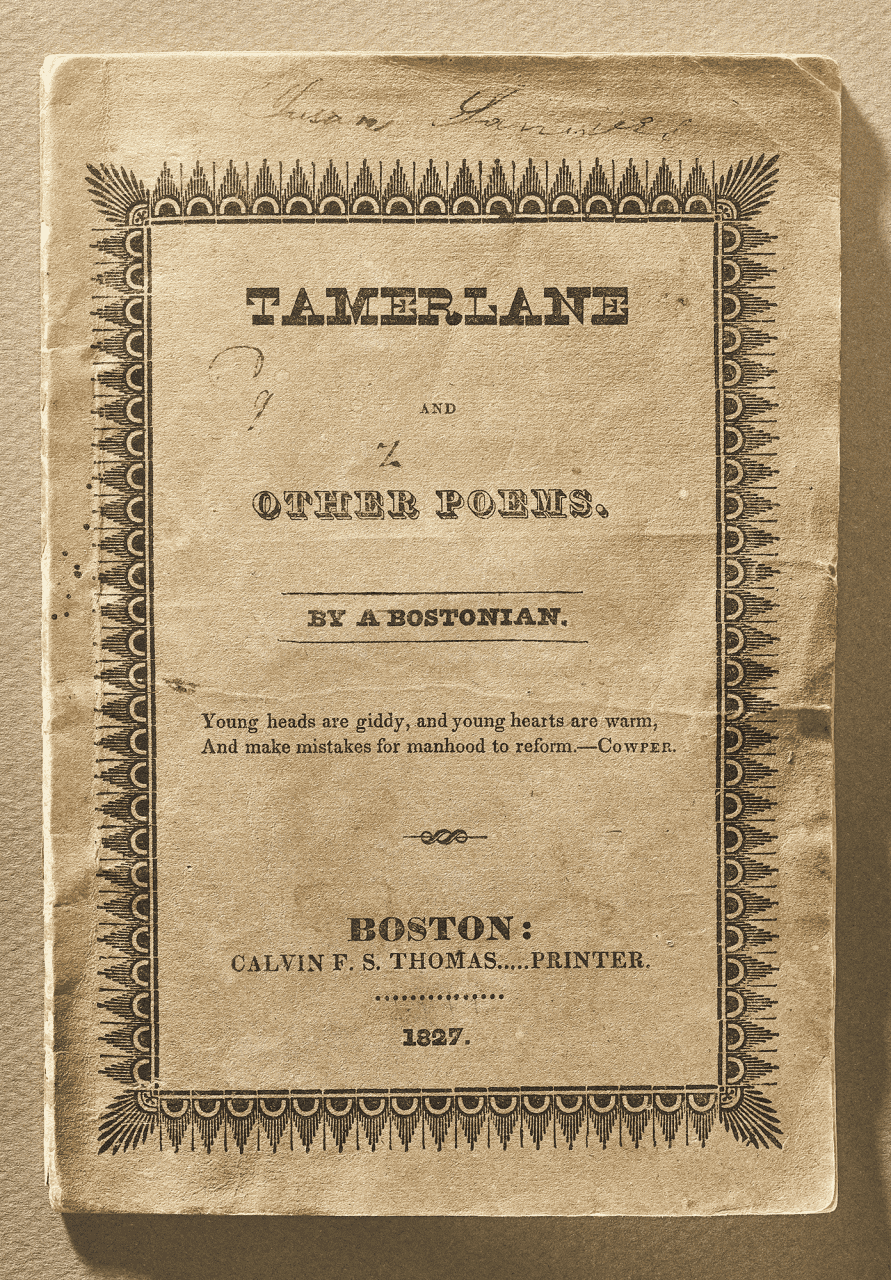 “Tamerlane and Other Poems” by Edgar Allan Poe