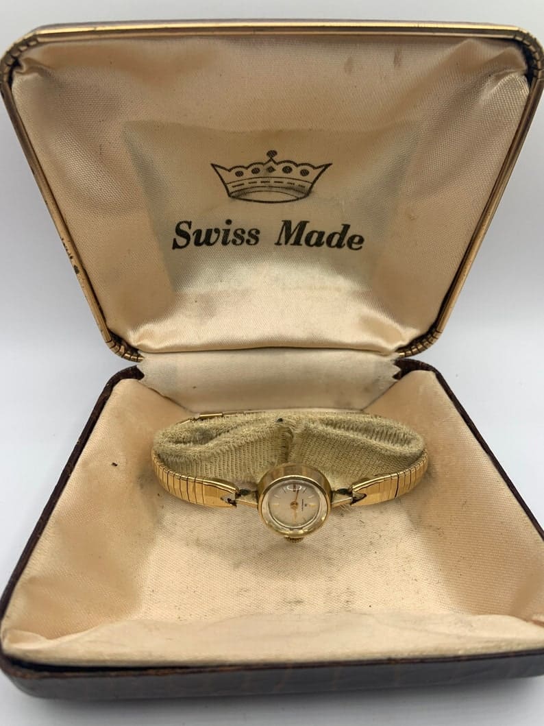 Women’s Hamilton gold-plated watch