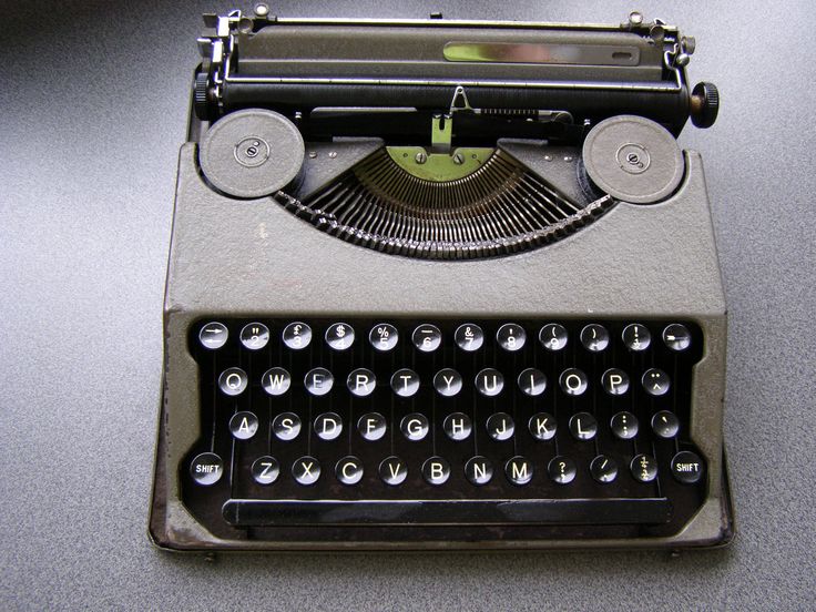 antique Hermes typewriter