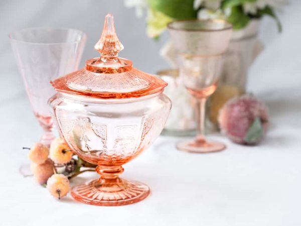 How to identify antique pink depression glasses? (Identification & Price Guides)