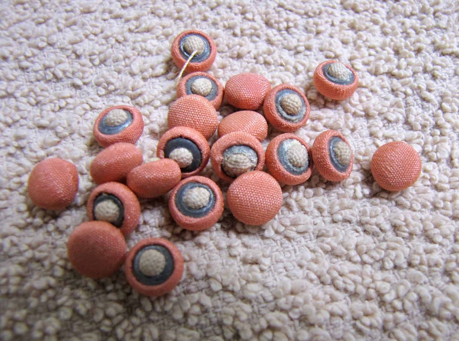 Old Fabric-Covered Buttons
